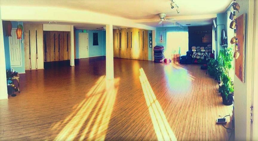 Inside Blue Anjou Yoga Studio